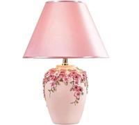 LNNSNE Stunning Decorative Resin Hand-Painted Desk Lamp for Living Room (Color: Remote Control Switch)
