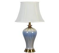 LNNSNE Unique Chinese-style Copper Ceramic Table Lamp with Adjustable Light - A Stylish Addition to Your Space