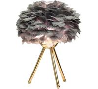 LNNSNE Wrought Iron Night Light with Color-Adjustable Feather Lamp (Pink+Gold)