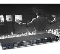LNNW Digital Equalizer, Dual Channel 15-Band Equalizer, Adjustable High Middle and Low Frequencies for Home and stage