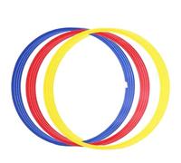 LNNXSZ Agility hoops 12Pcs/Set Football Training Rings Circle Round Speed Agility Ring Jumping Hoops Soccer For Trainers Gyms Athletics Exercise