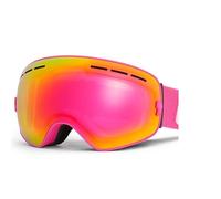 LNNXSZ Motocross Goggles Ski Goggles Men Women Snowboard Goggles Glasses For Skiing UV400 Protection Skiing Snow Glasses Anti-Fog Ski Mask(Red)