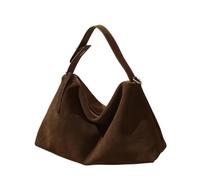 LNNXSZ Suede Handbags For Women Suede Bag Woman Crossbody Pillow Bag Niche Lady Literary Shoulder Bag Matte Cowhide Commuting(Anemone purple)