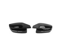Lnojxxk Bracket Bar For M2 M3 M4 M240i M440i I4 M50 G87 G80 G82 G83 Glossy Black Carbon Pattern Rearview Exterior Side Mirror Caps GPS Stand(Bright Black)