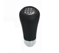Lnojxxk Gear Shift Lever Knob Black Leather Stitch 6 Speed Universal Car Manual Gear Shift Knob Shifter(Black)