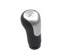 Lnojxxk Gear Shift Lever Knob Gear Shift Knob Lever Gaitor Shifter for Fiesta Fusion for Transit for Connect 2002 2003 2004 2005 2006 2007(6 Speed Silver Cover)