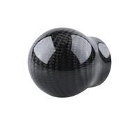 Lnojxxk Gear Shift Lever Knob Gear Shift Knob Manual Transmission Gear Stick Head Shifter Lever Handle Universal Carbon Fiber 5 6 Speed(No Mark)