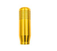 Lnojxxk Gear Shift Lever Knob Gear Shift Knob Stick Manual Transmission Gearstick Lever Shifter Knob Universal Car Aluminum Manual(Gold)