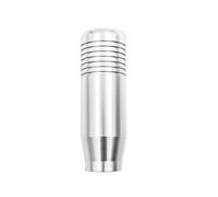 Lnojxxk Gear Shift Lever Knob Gear Shift Knob Stick Manual Transmission Gearstick Lever Shifter Knob Universal Car Aluminum Manual(Silver)