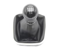 Lnojxxk Gear Shift Lever Knob Gear Stick Gear Shift Knob Boot for VW for Polo 6R 6C 2009 2010 2011 2012 2013 2014 2015 2016 2017 2018(5 Speed-typ3)