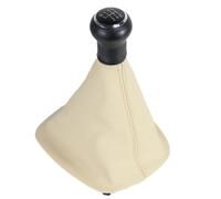 Lnojxxk Gear Shift Lever Knob Manual Gear Shift Knob Collar Lever for VW for Passat B5 B5.5 1998 1999 2000 2001 2002 2003 2004(6 Speed Beige A)