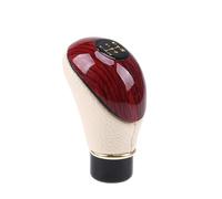 Lnojxxk Gear Shift Lever Knob Shift Knob Handle Manual 5 Speed Gear Head Car Shifter Lever Stick(Beige)