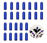 LNQ LUNIQI 24 Pcs Dart Flight Wing Savers Protectors Aluminum Alloy Dart Wing Corrector Fixed 90 Degrees Professional Competition Dart Accessories(Blue)