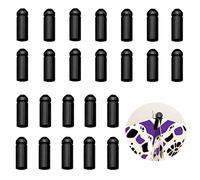 LNQ LUNIQI 24 Pcs Dart Flight Wing Savers Protectors Aluminum Alloy Dart Wing Corrector Fixed 90 Degrees Professional Competition Dart Accessories（Black）