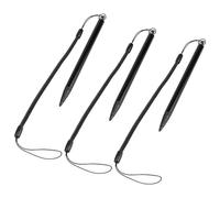 LNQ LUNIQI 3PCS Touch Screen Stylus Pen - Hard-Tip Resistive Stylus with Anti-Lost Spring Cord Scratch-Proof Touch Pen for POS PDA