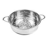 LNQ LUNIQI Stainless Steel Steamer Pot 6.3 Inches Round Cooking Rack Food Steamer Basket Insert for Kitchen Dim Sum Dumplings Bun(16cm)