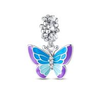 LNQOBU 925 Sterling Silver Charms Color-changing Chameleon Dangle Charm Beads Glow in the Dark Charme fits Pandora Bracelets and Necklace Jewelry Gift for Women
