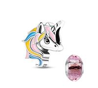 LNQOBU 925 Sterling Silver Charms Color-changing Chameleon Dangle Charm Beads Glow in the Dark Charme fits Pandora Bracelets and Necklace Jewelry Gift for Women
