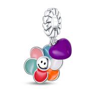LNQOBU 925 Sterling Silver Charms Color-changing Chameleon Dangle Charm Beads Glow in the Dark Charme fits Pandora Bracelets and Necklace Jewelry Gift for Women