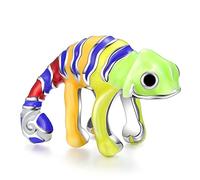 LNQOBU 925 Sterling Silver Charms Color-changing Chameleon Dangle Charm Beads Glow in the Dark Charme fits Pandora Bracelets and Necklace Jewelry Gift for Women
