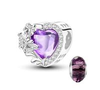 LNQOBU 925 Sterling Silver Charms for Bracelets Music Butterfly Charm Beads Pendants Compatible with Pandora bracelets Jewelry Gifts for Womens