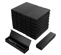Lnrueg 40 Pcs Pen Gift Boxes, Empty Ballpoint Pen Gift Boxes with Magnetic Closure, Cardboard Jewelry Packing Cases with Cushion, Fountain Pen Collection Cases for Birthday Business Gifting