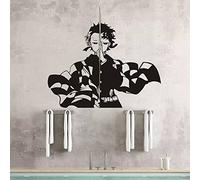 LNSIN Alternative Cool Handsome Demon Slayer Wall Sticker Vinyl Wall Sticker Decal Decorative Home Decor Anime Car Sticker 58x64cm