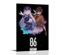 LNSXYSCQ 86 Eighty- Six Classic Anime Cartoons Series Canvas Poster Wall Art Decorative Painting Bedroom Painting Posters24x36inch(60x90cm) Frame-style