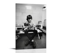 LNSXYSCQ George Harrison Music Album Covers of Popular Singers Series Canvas Poster Wall Art Decorative Painting Bedroom Painting Posters12x18inch(30x45cm) Frame-style