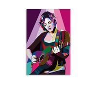 LNSXYSCQ Norah Jones Music Album Covers of Popular Singers Series Canvas Poster Wall Art Decorative Painting Bedroom Painting Posters12x18inch(30x45cm) Unframe-style