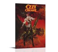 LNSXYSCQ Ozzy Osbourne Music Album Covers of Popular Singers Series Canvas Poster Wall Art Decorative Painting Bedroom Painting Posters20x30inch(50x75cm) Frame-style