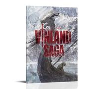 LNSXYSCQ Vinland Saga Classic Anime Cartoons Series Canvas Poster Wall Art Decorative Painting Bedroom Painting Posters08x12inch(20x30cm) Frame-style