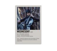 LNSXYSCQ Wednesday Classic And Wonderful Movies And TV Series Canvas Poster Wall Art Decorative Painting Bedroom Painting Posters20x30inch(50x75cm) Unframe-style