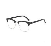 LNTICB® Blue Light Blocking Glasses Computer Reading Glasses Retro Eyeglasses Frame Anti UV Transparent Lens Anti Eye Fatigue Lightweight Fashion Professional Unisex for Smartphone Screens Computer TV