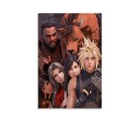 LNTNTNGD Final Fantasy Cloud Game Full Character Poster Wall Art Picture Print Modern Family Room Decor 12 x 18 Inches (30 x 45 cm)