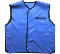 LNW Blue X-ray Protective Lead Vest, Gown for Dentist, 0.125mmPb/ .175mmPb/0.25mmPb/0.35mmPb/0.5mmPb X-Ray Shields