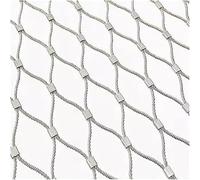LNW Stainless Steel Garden Net Flexible Stainless Steel Wire Rope Netting, Protection Boundary Cable Mesh, High Altitude Anti-Fall Net (Size : 1x1M) Protecting the Garden