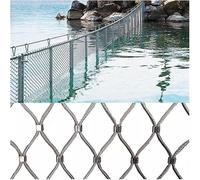 LNW Stainless Steel Garden Net Stainless Steel Wire Rope Net, For Partition Protection Boundary, Stair Balcony Balustrade Anti-fall Netting Protecting the Garden