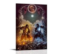 LNXEJAKT Mortal Kombat Sub Zero And Scorpion Poster Decorative Painting Canvas Wall Art Living Room Poster Bedroom Painting, Wall Art Picture Print Modern Family Room Decor 08 x 12 inches (20 x 30 cm)