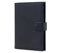 LnxLtw Leather Passport Holder for Travel Women - RFID Blocking Passport Wallet with Card Slots, Coin Pocket & SIM Slot - Slim Genuine Leather Travel Organizer - Elegant Grey, Black, slim Fashion and