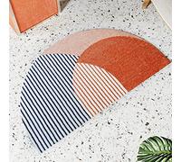 LNXSESN Bath Mat Burnt Orange Pink Blue Bathroom Mat Soft Microfiber Bath Mats for Bathroom Non Slip Bathroom Rug Ultra Water Absorbent Bathmat Machine Washable Bath Matt Door Mat 50x80cm