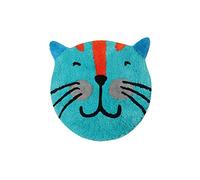 LNXSESN Bath Mat Lake Blue Cat Bathroom Mat Soft Microfiber Bath Mats for Bathroom Non Slip Floor Mat Ultra Water Absorbent Bathroom Rug Machine Washable Bathmat Door Mat 40x60cm