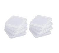 10Pcs Transparent Universal SD Card Storage Case Durable SDHC Memory Card Holder Box Computer Components Memory Card Cases Memory Card Accessories