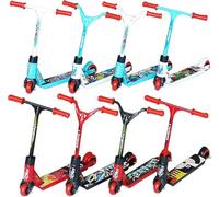 LNYMZD 2Pcs Finger Scooter, Multi-Colored Finger Skateboards, Simulation Mini Scooter Finger Toy With Removable Wheels, Finger Training,Scooter For Party Favors Skateboards Fidget and Finger