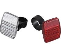 LNYMZD 2Pieces Bicycle Reflectors Bicycle Cycling Light Reflector Rear Front For Handlebars Saddle Bar 30.4mm Reflectors Lights and Reflectors Cycling