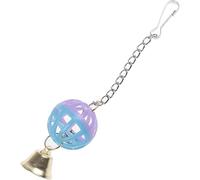 LNYMZD Cute Toy Parrot Bird Budgie Climbing Chewing with Hanging Swing Bell Ball Bird Toy Accessories for Pets for Budgies Cockati Birds