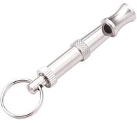 LNYMZD Silver Adjustable Ultrasonic Dog Whistle,Portable Whistle Pet Whistle Supersonic Whistle Dog Whistles for Pet Training，Training and Behavior Aids，Dog Whistles Training and Behavior Aids