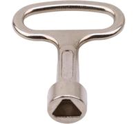 LNYMZD Silver Gas Meter Box Key Triangular Gas Electric Utility Meter Box Key Silver Metal Key Central Heating Systems and Accessories