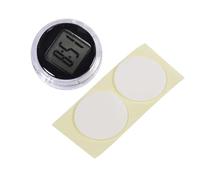 LNYMZD Stick-on Digital Clock,Waterproof Motorbike Mount Stick-on Dashboard Car Clock - Tiny Small Clock For Car Dashboard, Car Clock For Car Decoration, Motorcycle Clocks Instruments