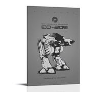 LNYNLNDE RoboCop Ed 209 Poster Decorative Painting Canvas Wall Art Living Room Poster Bedroom Painting Wall Art Picture Print Modern Family Room Decor 08 x 12 inches (20 x 30 cm)